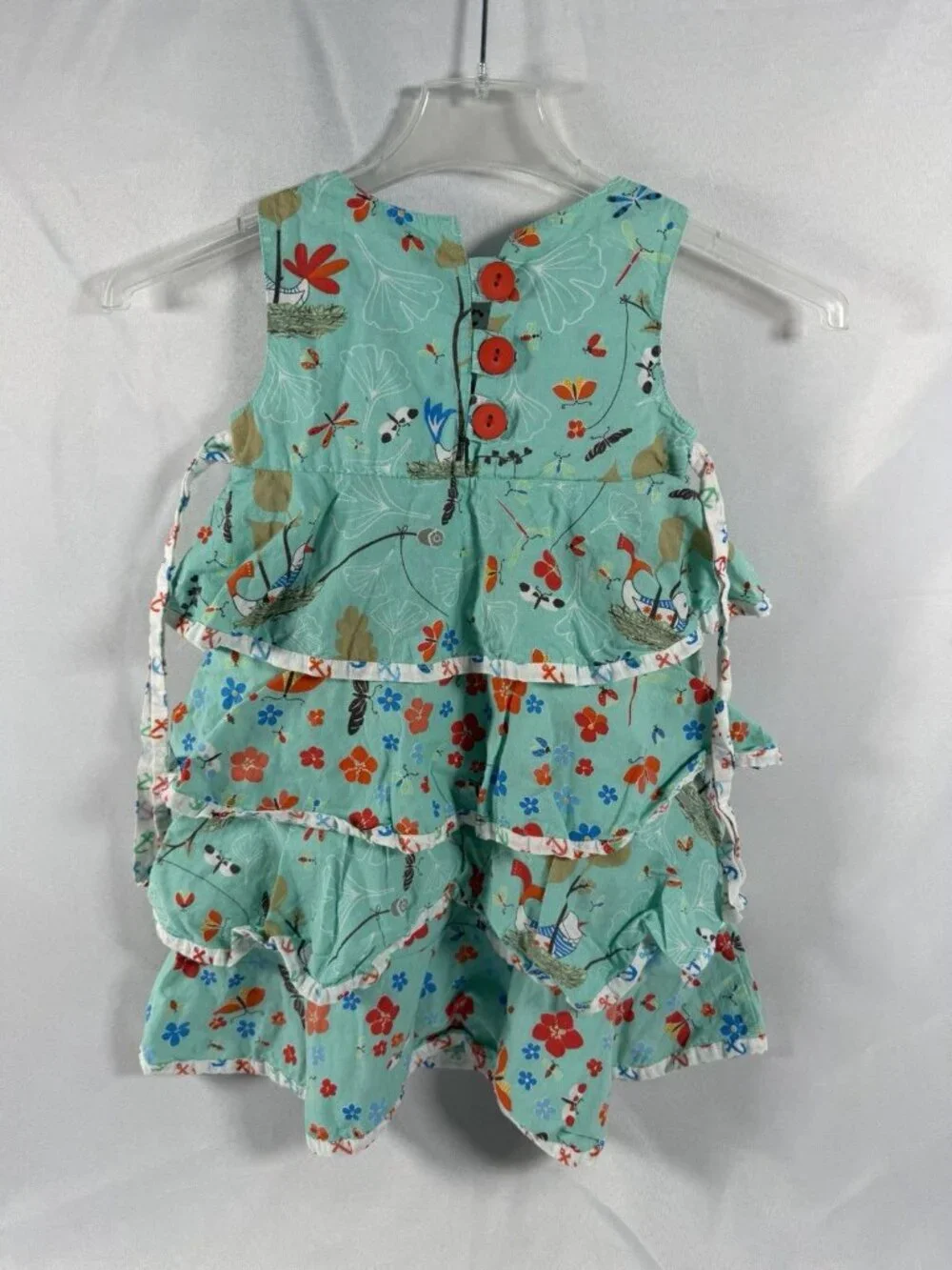 JELLY THE PUG Toddler Girls Miranda Halter Dress Size 6X
